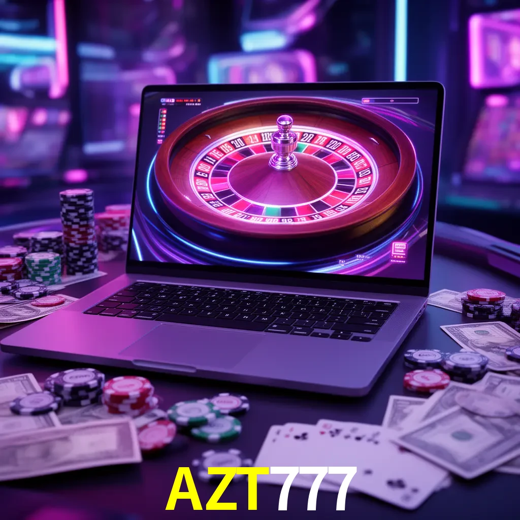 Centro móvil AZT777 con casino, cajero, bonos, app y acceso de cuenta para México